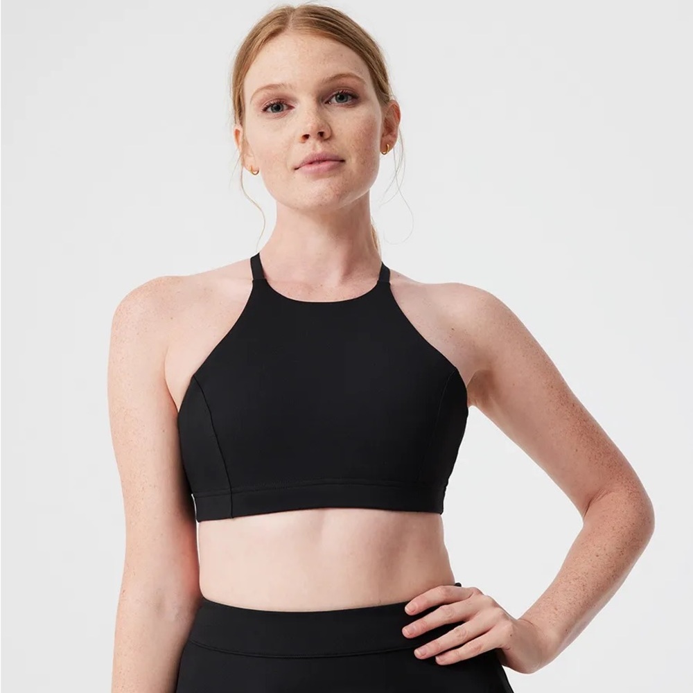 NWT Outdoor Voices black FreeForm Strappy Bra